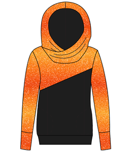 Showgirl Glitter Ladies Hoodie