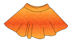 Showgirl Glitter Ladies' Circle Skirt