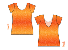 Load image into Gallery viewer, Showgirl Glitter Ladies&#39; Low Back Ballerina Tee