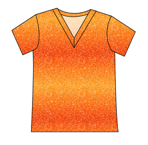Showgirl Glitter Ladies' Slouchy V-Neck Tee