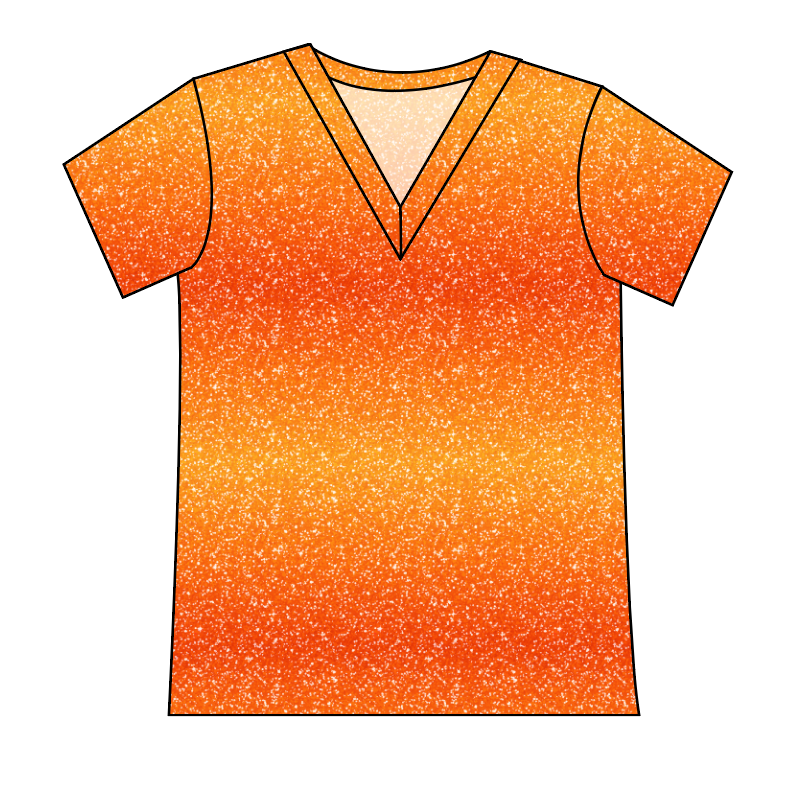 Showgirl Glitter Ladies' Slouchy V-Neck Tee