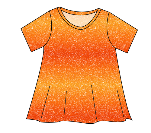 Showgirl Glitter Ladies' Swing Tee