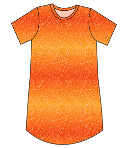 Showgirl Glitter Ladies' T-Shirt Dress