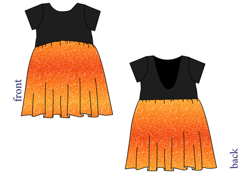 Showgirl Glitter Low Back Dress