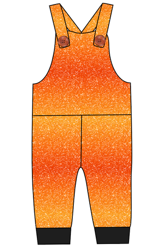 Showgirl Glitter Overalls and Shortalls