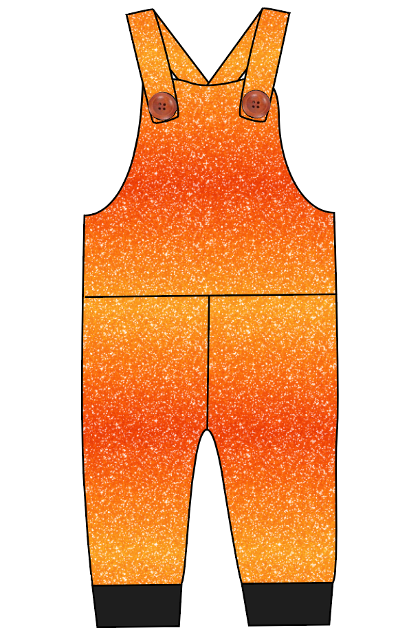 Showgirl Glitter Overalls and Shortalls
