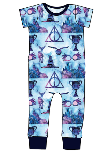 Midnight At Hogwarts Emmett Pants And Shorts T-Shirt Romper