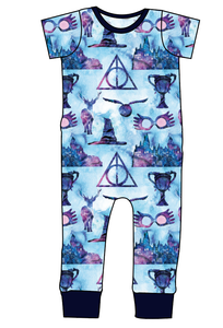 Midnight At Hogwarts Emmett Pants And Shorts T-Shirt Romper
