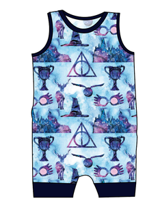 Midnight At Hogwarts Emmett Pants And Shorts T-Shirt Romper