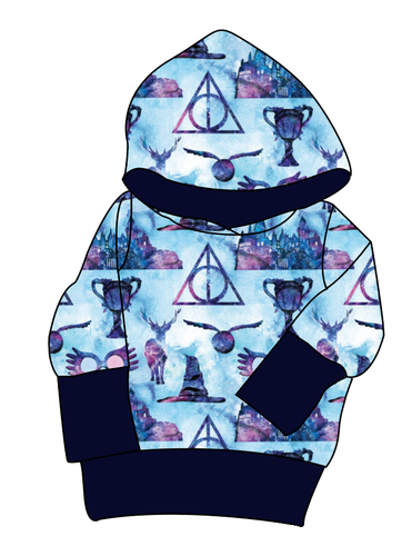 Midnight At Hogwarts Grow With Me Hoodie (or Crewneck)