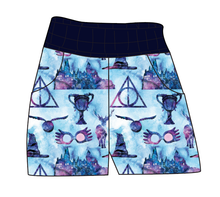 Load image into Gallery viewer, Midnight At Hogwarts Ladies&#39; Joggers and Jogger Shorts