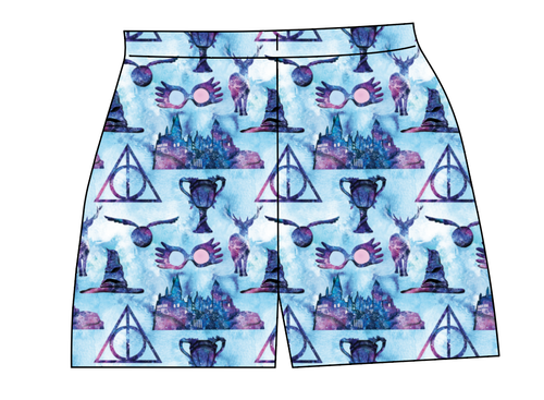 Midnight At Hogwarts Ladies' Lounge Shorts