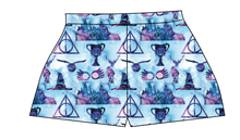 Load image into Gallery viewer, Midnight At Hogwarts Ladies&#39; Lounge Shorts