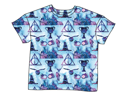 Midnight At Hogwarts Ladies' Oversized Tee