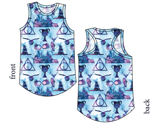 Midnight At Hogwarts Ladies' Summer Tank