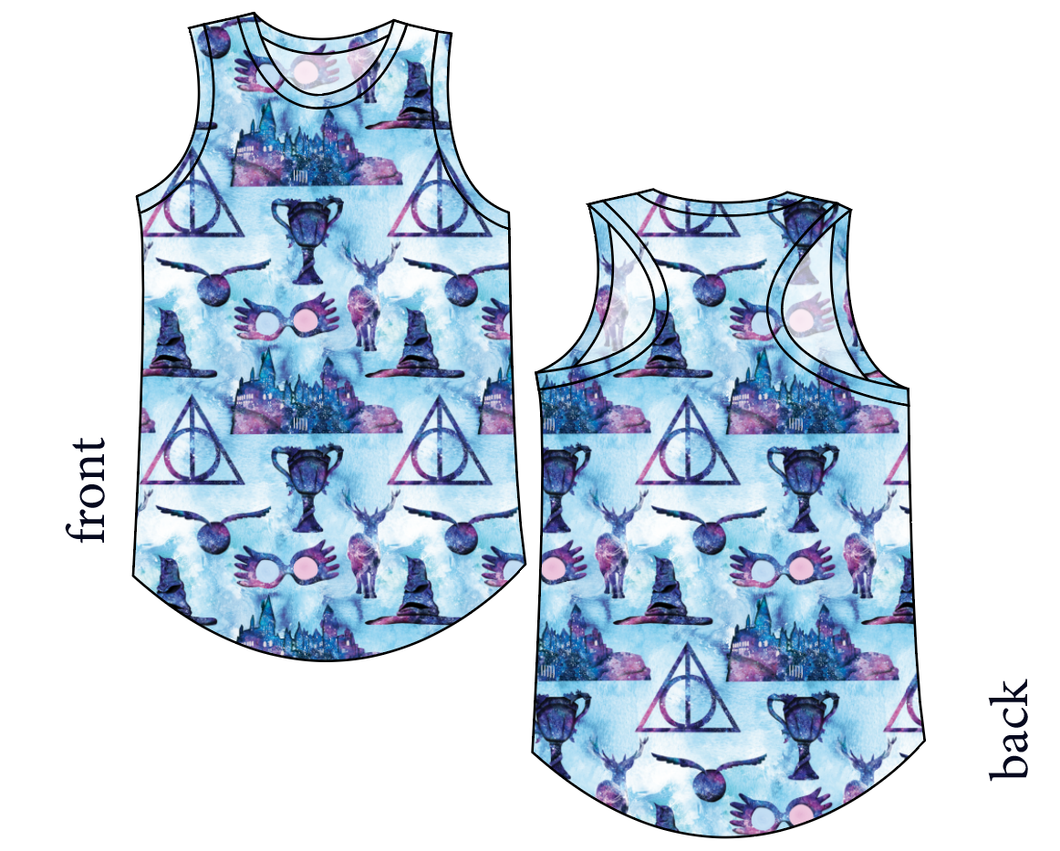 Midnight At Hogwarts Ladies' Summer Tank