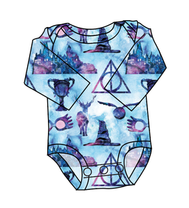 Midnight At Hogwarts Lap Neck Bodysuit