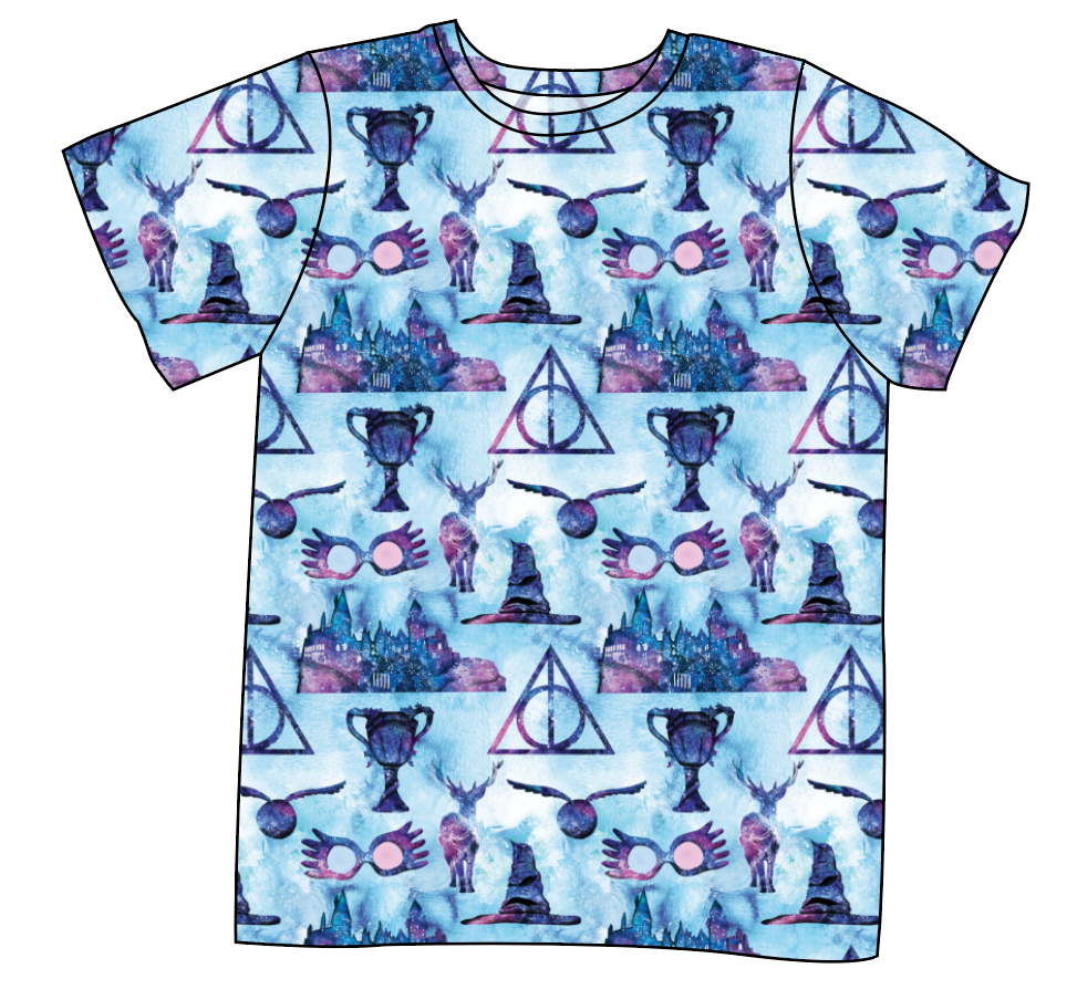 Midnight At Hogwarts Mens' Tee