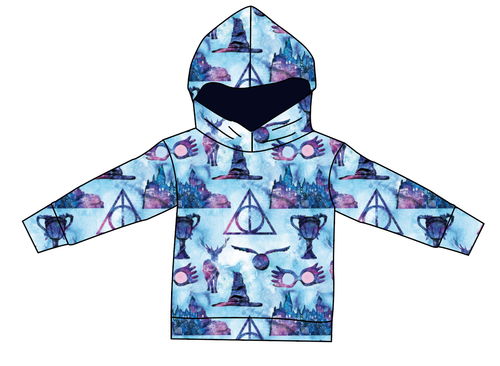 Midnight At Hogwarts Oversized Hoodie