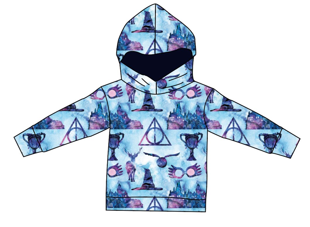 Midnight At Hogwarts Oversized Hoodie