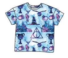 Load image into Gallery viewer, Midnight At Hogwarts Oversized Tee