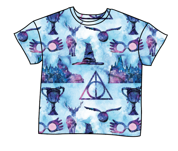 Midnight At Hogwarts Oversized Tee