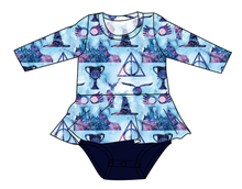Load image into Gallery viewer, Midnight At Hogwarts Peplum Top