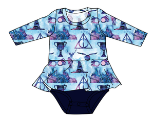 Midnight At Hogwarts Peplum Top