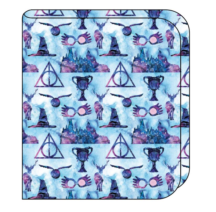 Midnight At Hogwarts Swaddle Blanket