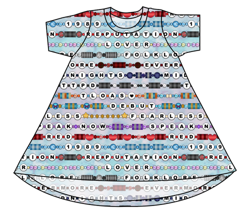 Eras Bracelets Basic T-Shirt Dress