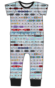 Eras Bracelets Bennett Pants and Shorts Length T-Shirt Romper