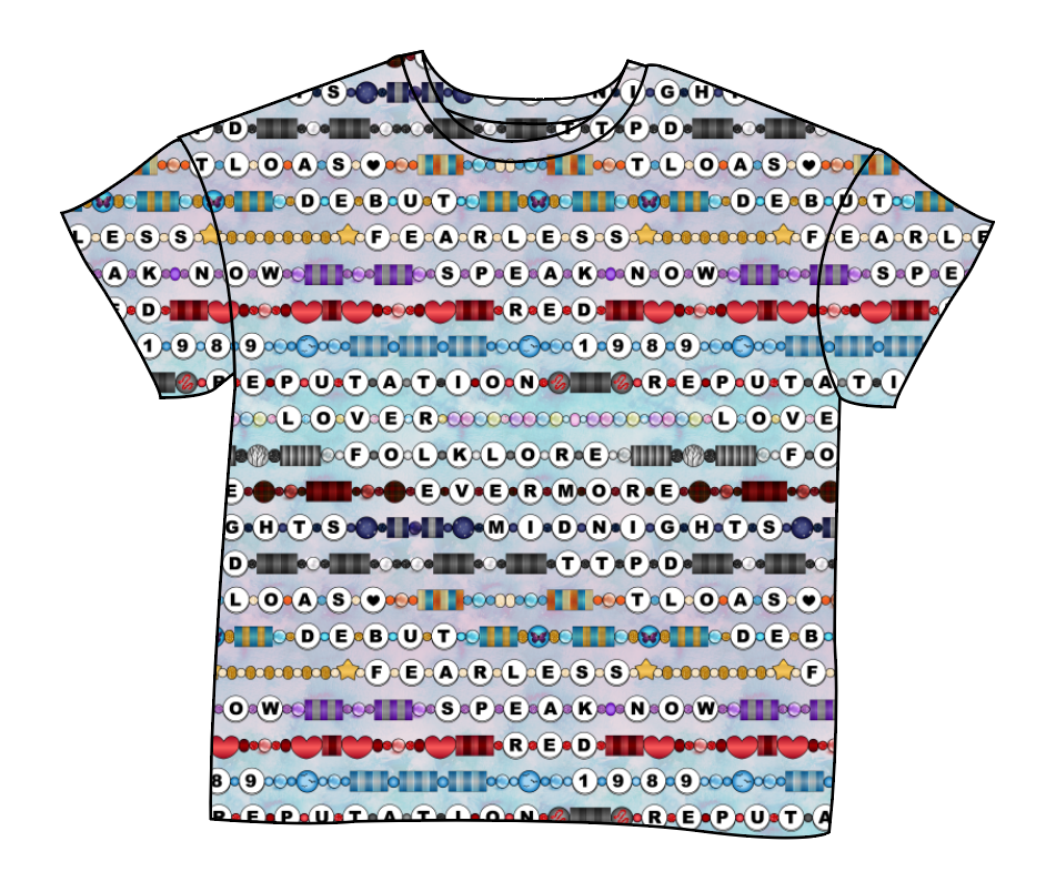Eras Bracelets Ladies' Oversized Tee