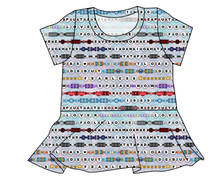Load image into Gallery viewer, Eras Bracelets Ladies&#39; Peplum Top