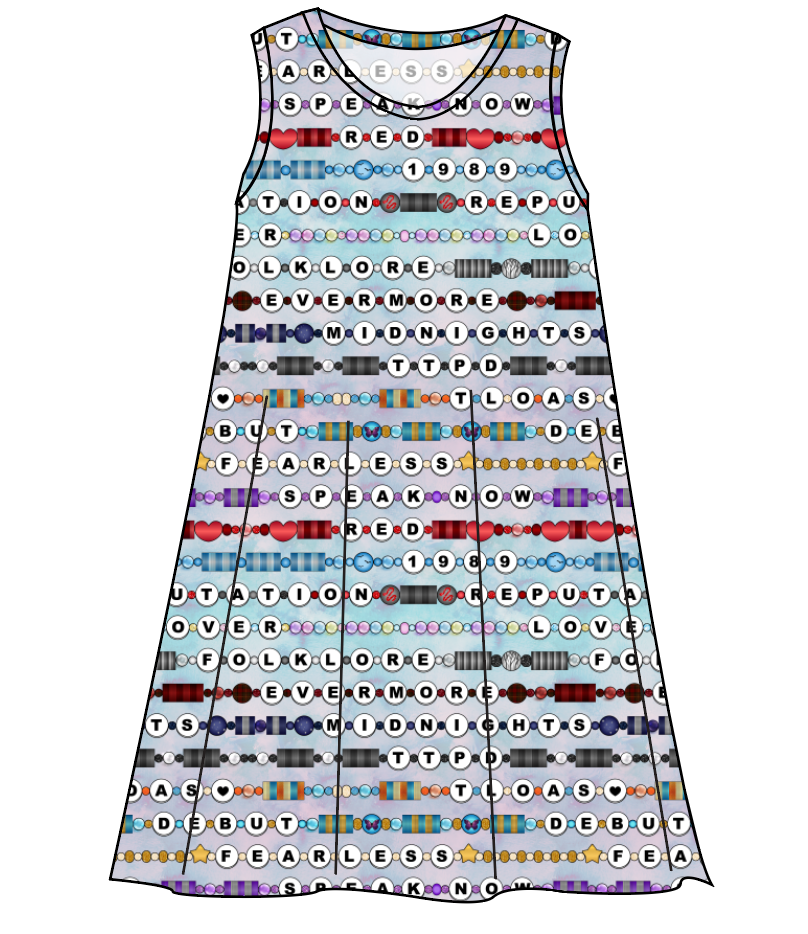 Eras Bracelets Ladies' Swing Dress