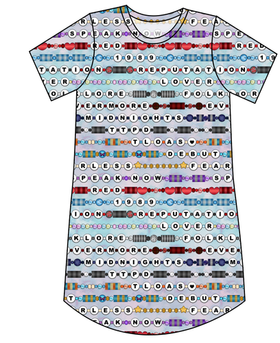 Eras Bracelets Ladies' T-Shirt Dress