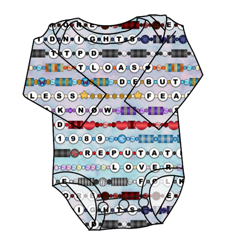 Eras Bracelets Lap Neck Bodysuit