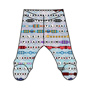 Eras Bracelets Newborn Footed Pants