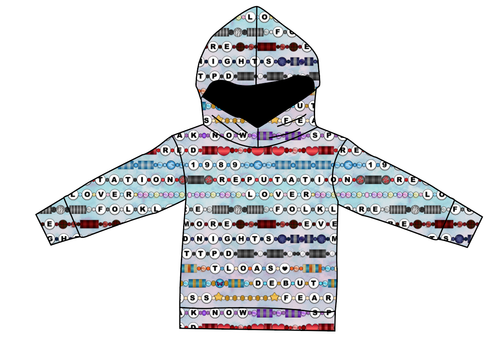Eras Bracelets Oversized Hoodie