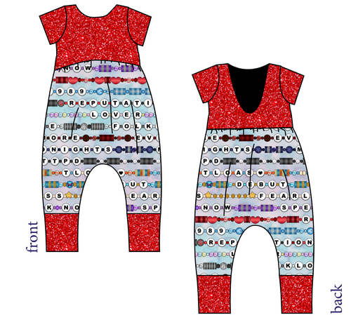 Eras Bracelets Low Back Romper and Bubble Romper