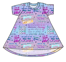 Load image into Gallery viewer, Soundtrack Favs Basic T-Shirt Dress