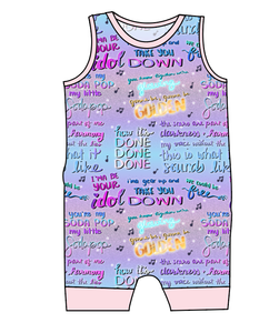 Soundtrack Favs Emmett Pants And Shorts T-Shirt Romper