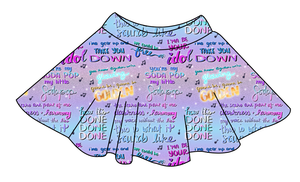 Soundtrack Favs Ladies' Circle Skirt
