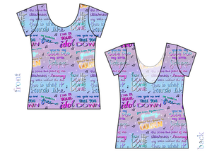 Soundtrack Favs Ladies' Low Back Ballerina Tee