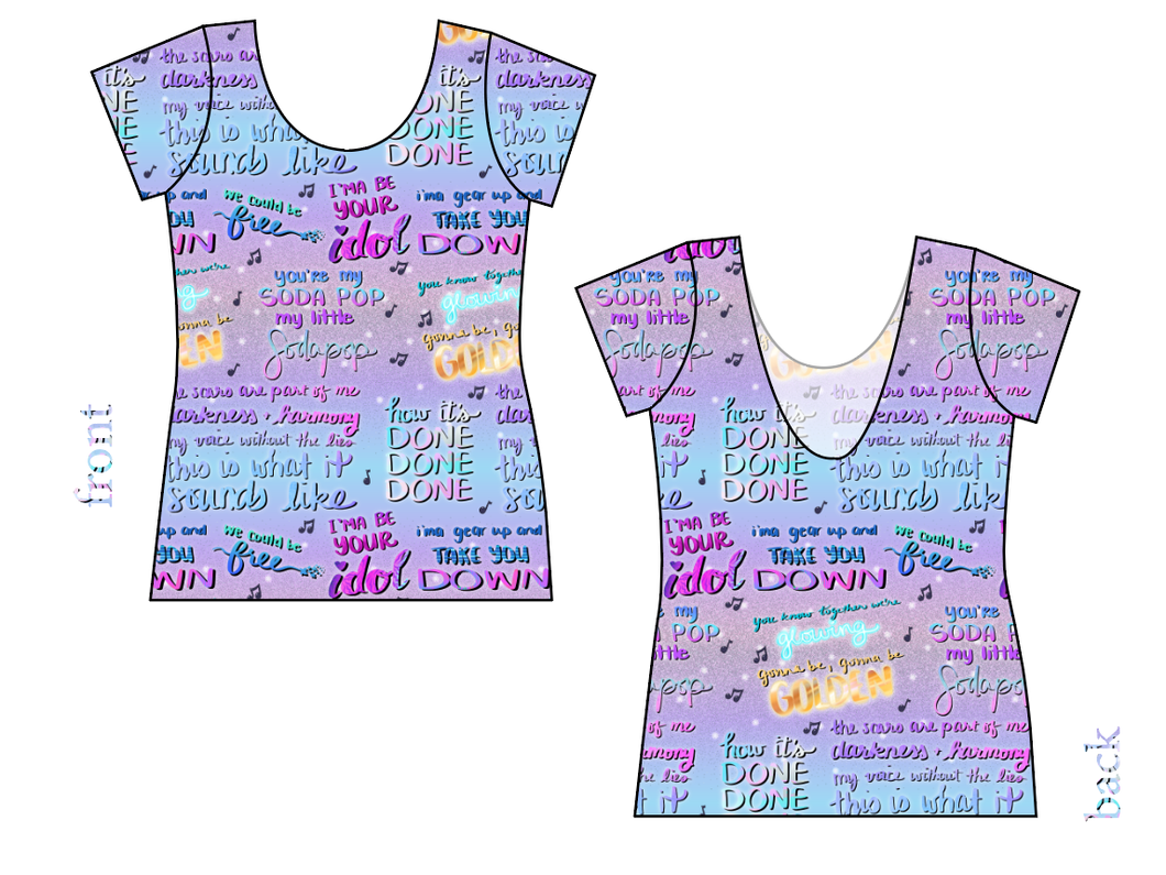 Soundtrack Favs Ladies' Low Back Ballerina Tee