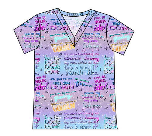 Soundtrack Favs Ladies' Slouchy V-Neck Tee