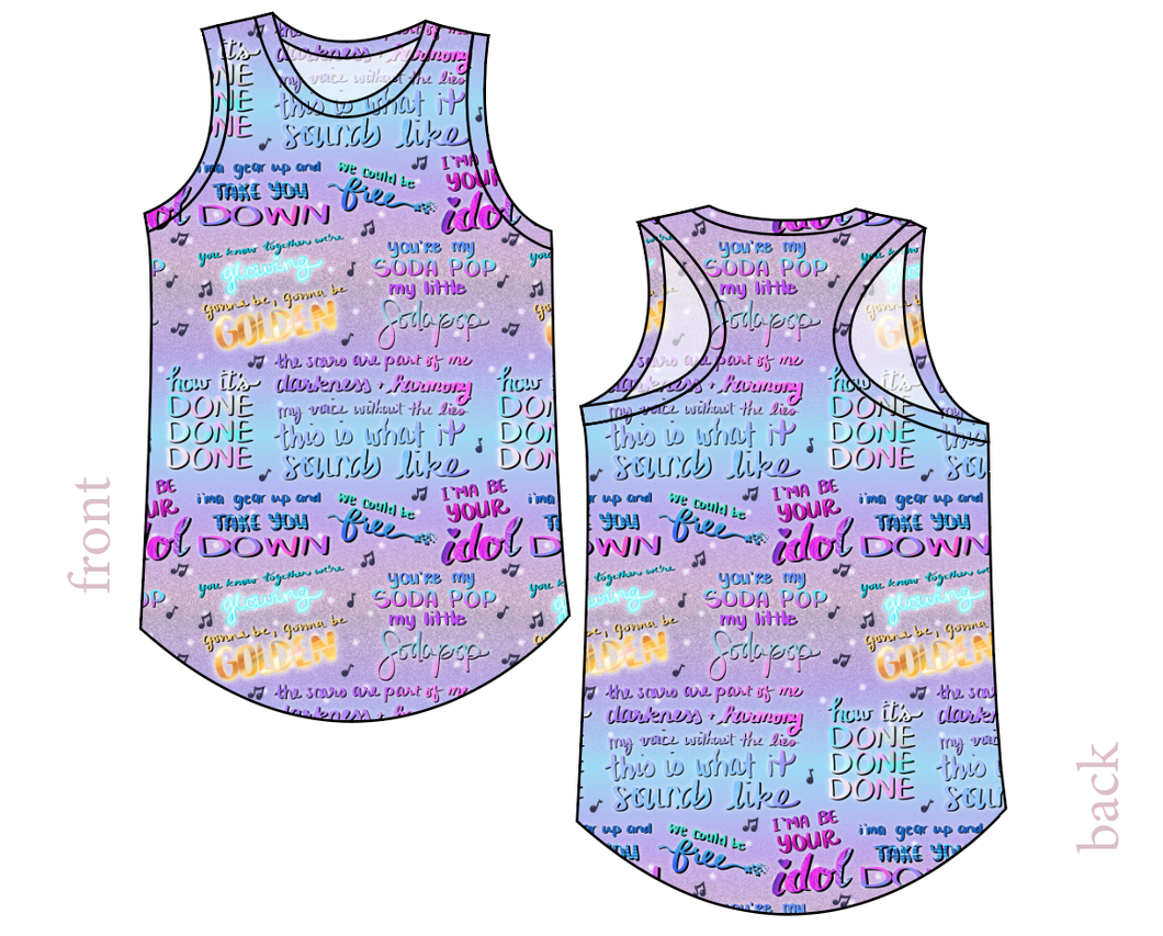 Soundtrack Favs Ladies' Summer Tank
