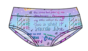Soundtrack Favs Ladies' Underwear