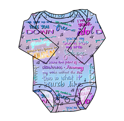 Soundtrack Favs Lap Neck Bodysuit