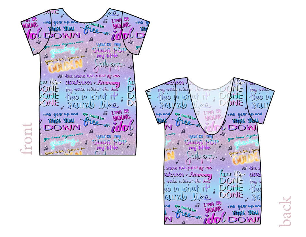 Soundtrack Favs Low Back Ballerina Tee