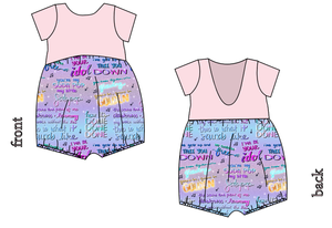 Soundtrack Favs Low Back Romper and Bubble Romper